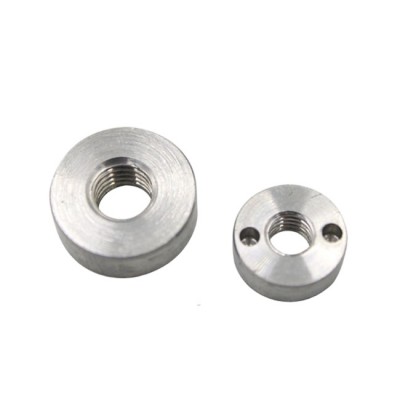 Hardware fasteners fastener nuts A2 stainless steel 304  round nut with hole GB815  M4 M5 M6 M8