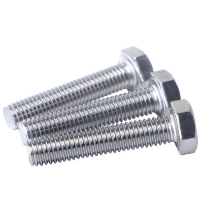 Hardware fasteners hex head bolt aluminum 6061 bolts suppliers full thread