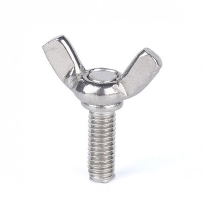 Hardware fasteners oem stainless steel A2 carbon metal butterfly wing thumb bolts screws DIN316