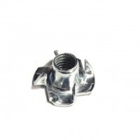 Haiyan bafang din1624 carbon steel zinc plated four prong tee nut